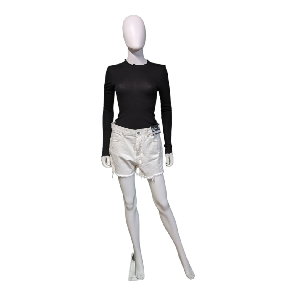 Primark Denim Co. Super High Waist Short White 8